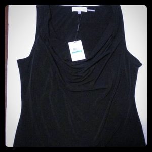 Sleeveless Black Blouse (shell)